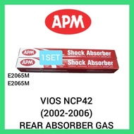 APM E2065M TOYOTA VIOS NCP42 REAR ABSORBER GAS SET