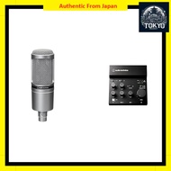 Audio-Technica AT2020 XLR Condenser Microphone for Streaming, Home Recording, Podcasting, Gaming, an