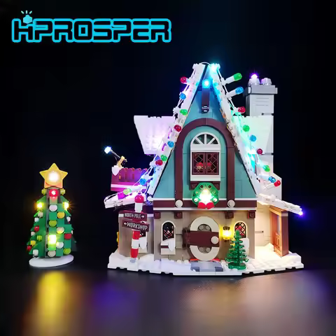 Hprosper 5V LED Lights for Lego 10275 Creator Elf Club House Decorative Lamp With Battery Box (Not I