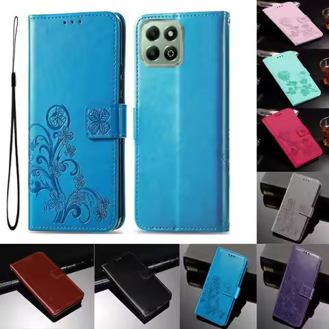 Honor X6B X7B X8B X9B Flip Case Leather Card Wallet Funda Honor X7A Plus Luxury Cover Phone X9 A X8A