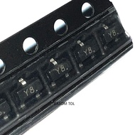 100pcs SMD BZX84C20 BZX84C22 Screen Printing Y7/Y8 Package SOT-23 Transistor 20v 22v BZX84C27 BZX84C