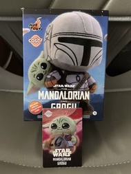 Hot Toys Star Wars Mandalorian and Grogu COSBI PLUSH KEYCHAIN COLLECTION 曼達洛人與古古