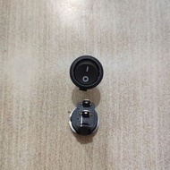 Black Mini Round 2 Pin On-Off SWITCH 2pin 2p Small On Off SWITCH