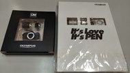絕版 中古 迷你 微縮 數碼相機 Olympus Pen 黑色 白色相機 電話繩 連鏡頭 共2盒
