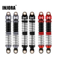 59Mm INJORA 4 Ea Long Threaded Shock Absorber Oil Damper For 1/18 RC Crawler Trx4m Upgrade 4M-42