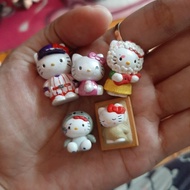 Hello Kitty sanrio Grey figure, Hello Kitty Sleeping, etc.