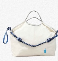 日本預訂 ball n chain blue bottle 刺繡logo 肩咩 連斜咩帶 tote bag