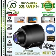 LogayaJaya Small Mikro Hidden Camera Mini X5 Wifi Smart CCTV X5WIFI Pengintai Rahasia APP Monitoring