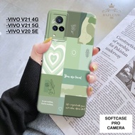 HP Vivo V21 4G Case Vivo V20 SE 5G/ - Rajacase - Vivo V21 4G casing 5G/ - Aesthetic Softcase Motif -