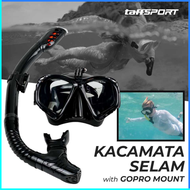 COD TaffSPORT Kacamata Selam Scuba Diving Snorkeling GoPro Mount / kacamata selam laut dewasa anti k