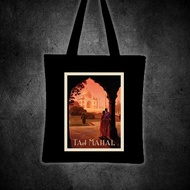 TAJ MAHAL INDIA (ASIA VINTAGE TRAVEL) Printed tote bag canvas