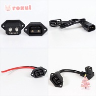 ROXUL Charger Connector With Wire Replacement Plug 2+6 E-Bike Lithium Battery Charging