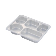 tempat makan tray 5 sekat piring makan stainless sekat 5 lunch box sekat 5 food tray stainless mestr