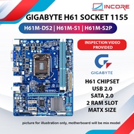 Gigabyte H81 Mix Model Socket 1150 DDR3 IntelMotherboard Intel 4th Gen Intel Motherboard Mainboard Komputer Motherboard