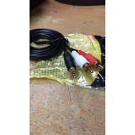 3.5mm To 2 RCA Male 2 in 1 Audio Jack Aux Cable