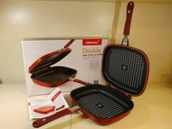 (全新) 韓國Happy Call 鑽石煎烤壓力不沾雙面鍋