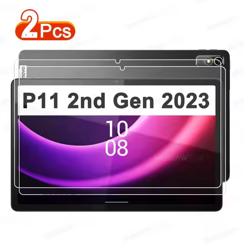 2 Pieces HD Scratch Proof Screen Protector Tempered Glass For Lenovo Tab P11 2nd Gen 2023 11.5-inch 