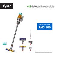 Dyson V12 Detect Slim Absolute HEPA Cordless Vacuum Cleaner | HEPA filtration | Reveals 2x insivible
