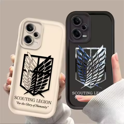 Hot Anime Attack on Titan Case for Xiaomi Redmi Note 13 14 14S 12 11 Pro Plus 5G 12S 11S 10S 10 9 Re