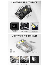 ✴️ 全新 mini 便攜 照明燈 工作燈 迷你電筒 cob mini light flashlight lamp 多功能 多用途 可夾帽 磁吸 行山 攀山 登山 遠足 露營 夜釣 釣魚 夜跑 越野跑