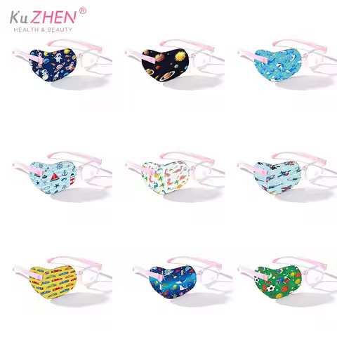 Amblyopia Eye Patches Cotton Eye Patch For Glasses Lazy Eye Patch For Kids Treating Lazy Eye Amblyop