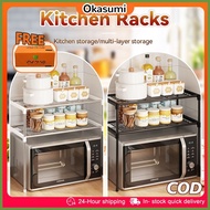 Thickening Microwave Rack Kitchen Organizer Storage Rack DIY Kitchen Racks Simple Kitchen Rack