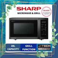 Sharp 28L Microwave Oven with Grill R759E(BS) R759EBS