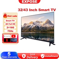 Smart TV 32 Inch Android TV 43 Inch Digital TV EXPOSE LED Digital Television 4K TV 1080P With WiFi