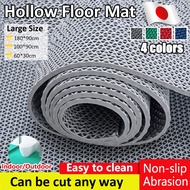 Non-slip Floor Matting PVC Bathroom Floor Mat Rubber Mat for Floor Anti Slip Large Area S-shaped Mes