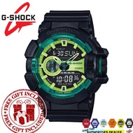 (READY STOCK) Official Marco Warranty CASIO G-SHOCK GA-400LY-1A Analog Digital Black Resin Strap Wat