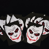 Sticker Reflective Joker | Sticker Pantul Cahaya Joker | Joke Face Reflective Sticker Lori Motor Ker
