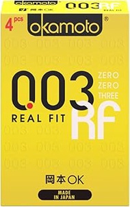 Okamoto 003 Real Fit Condoms, 4 ct