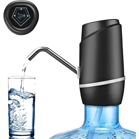 5 Gallon Electric Water Dispenser for 2/5 Gallon Water Bottle Dispenser, Camping Portable USB Rechar