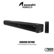 SonicGear SonicBar HD7000 / HD 7000 TV PC Bluetooth 5.0 Soundbar Ultra Bass Speaker With Mic Input