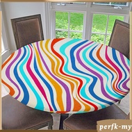 [PerfkMY] Polyester Tablecloths - 43inch or 59inch Round  Fitted Table Cloth Cover