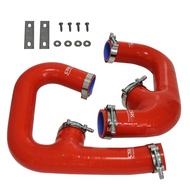 Upgrade Twin Intercooler Silicone Hoses & Clamps for VW Golf R GTI MK7 2.0T Audi S3 8V