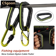 C5GOON Lure Special Nylon/Carbon Snag Line Puller with Loop Buckle Non-Slip Fishing Line Knot Tool L