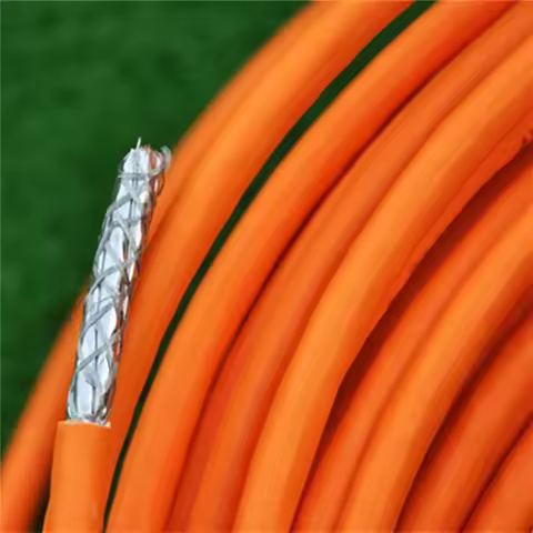 Ethernet Cables Cat 7 Networking Wire Double Shield LSZH 10G 600MHz Orange Cat7 SFTP Installation Co