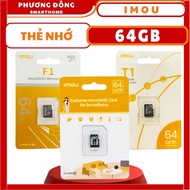 EZVIZ, IMOU, HIKVISION Camera Memory Card, 64Gb Memory Card specialized for Wifi cameras, IP Cameras