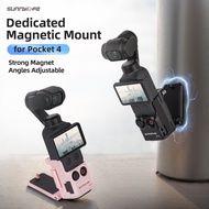 For DJI Osmo Pocket 4 Magnetic Mount For DJI Osmo Pocket 4 Base with Adjustable Angle Multi-Function