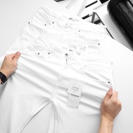 Long jeans, basic white men's jeans, stretch jeans ZR3