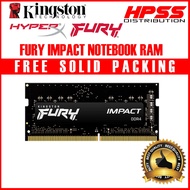 KINGSTON RAM HYPERX FURY IMPACT NOTEBOOK RAM DDR4 4GB/8GB/16GB 2400/2666/2933/3200Mhz SODIMM Gaming 