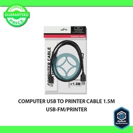 Computer USB To Printer Cable 1.5M High Performance - USB-FM/PRINTER