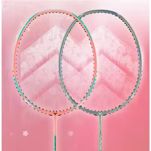 Original Victor Badminton racket TK66 TK7U super light full carbon female offensive badminton racket