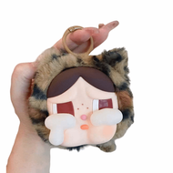 PUZHE Collectible Crybaby Doll Figures Cartoon Pendant Crybaby Earphone Bag Soft Plush Cosplay Cat