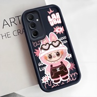 Case For Samsung A55 5G A35 5G Pink Laboo Cartoon