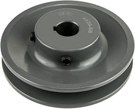 QWORK AK3958 Single Groove Web Sheaves, 3.75" OD 5/8" Bore V-Belt Sheave, A Belt Section, Cast Iron,