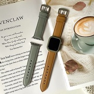 【聖誕禮物】【客製化禮物】真皮AppleWatch蘋果專用錶帶38-45mm