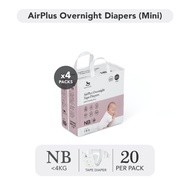 Applecrumby Airplus Overnight Tape Diaper (Newborn - 20 pcs)