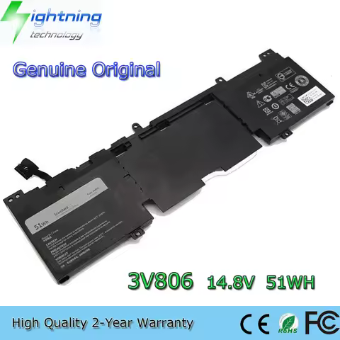 Brand New Genuine Original 3V806 14.8V 51Wh Laptop Battery for Dell Alienware 13 R2 13.3" ALW13ED-17